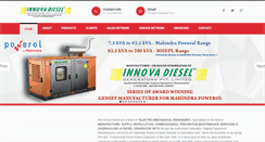 Desktop Screenshot of innovadiesel.co.in